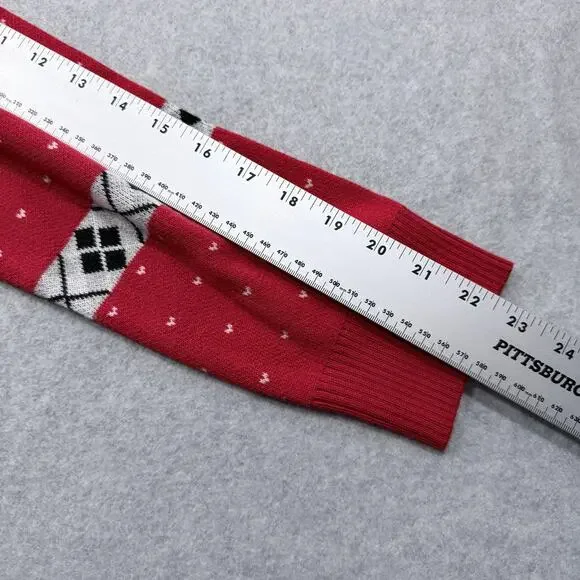 Charter Club Sweater Women's Red PXL Dog Pattern Machine Washable - Picture 6 of 14